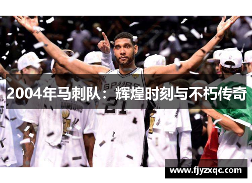 2004年马刺队：辉煌时刻与不朽传奇